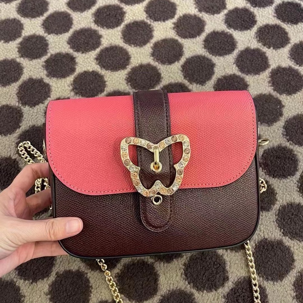 Coach Gemma Crossbody In Colorblock With Butterfly Buckle